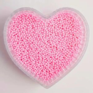 Perle comestibile,Roz deschis, 1 mm, 50 gr