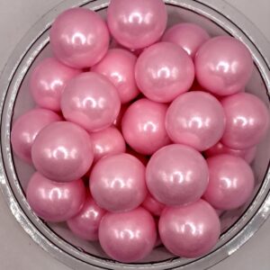 Perle comestibile,Roz deschis, 14 mm, 50 gr