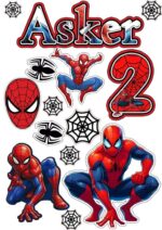 Vafe comestibile, Spiderman, 2 ani