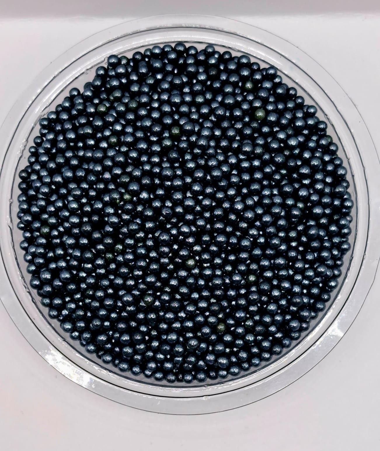 Perle comestibile, Negru 2 mm, 50 gr