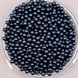 Perle comestibile, Negru 3 mm, 50 gr