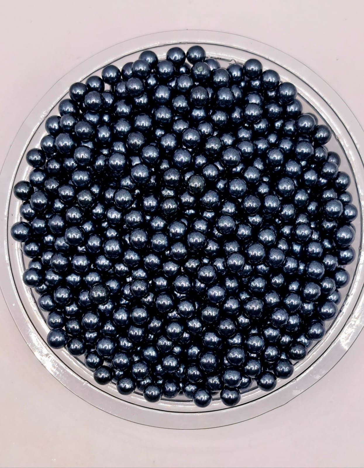 Perle comestibile, Negru 3 mm, 50 gr