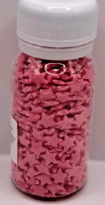 Perle comestibile, Stea Roz confeti, 40 gr