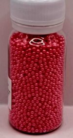 Perle comestibile, Roz sidef, 2 mm, 40 gr