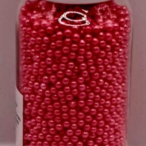 Perle comestibile, Roz sidef, 2 mm, 40 gr