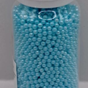 Perle comestibile, Albastru deschis, 2mm, 40 gr