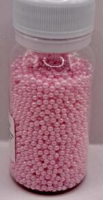 Perle comestibile, Roz deschis, 2 mm, 40 gr