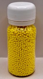 Perle comestibile, Galben, 2mm, 40 gr