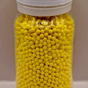 Perle comestibile, Galben, 2mm, 40 gr