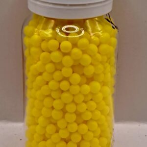 Perle comestibile, Galben, 3 mm, 40 gr