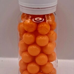 Perle comestibile, portocaliu, 10 mm, 40 gr