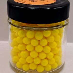 Perle comestibile, galben, 6 mm, 100 gr