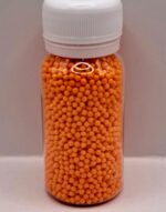 Perle comestibile, portocaliu, 2 mm, 40 gr