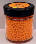 Perle comestibile, Portocaliu 3 mm, 100 gr