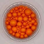 Perle comestibile, portocaliu mixt, 50 gr