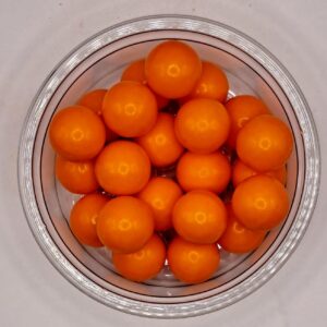 Perle comestibile, portocaliu 14 mm, 50 gr
