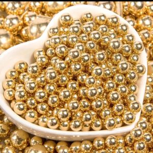 Perle comestibile, Auriu gold , 3 mm, 50 gr