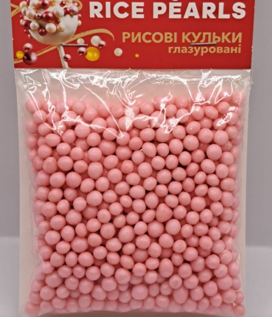 Perle, Orez crocant , Roz , 4 mm, 50 g, NR 4