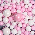 Perle comestibile, ROZ-ALB  mix, 40 gr