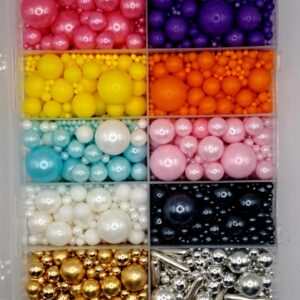 Perle comestibile, 10 mix, 310 gr totala