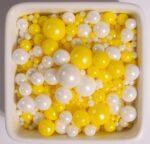 Perle comestibile, Alb-Galben, 50 gr
