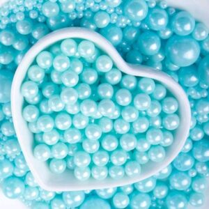 Perle comestibile, Albastru 3 mm,  40 Gr