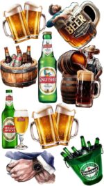 Vafe comestibile, bere, model nr 10