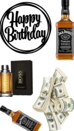 Vafe comestibile, dolari, parfum, happy birthday