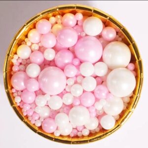 Perle comestibile, Alb-Roz, 200 gr