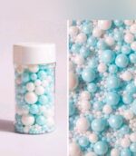 Perle comestibile, Alb-Albastru, 90 gr