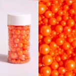 Perle comestibile, Portocaliu, 90 gr mix