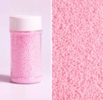 Perle comestibile, roz deschis, 2 mm, 90 gr