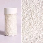 Perle comestibile, alb 2 mm, 85 gr