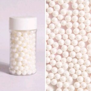 Perle comestibile, alb SIDEF, 3 mm, 90 gr