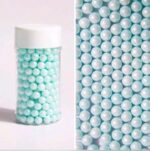 Perle comestibile, Albastru, 3 mm, 90 gr