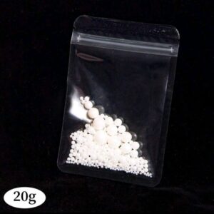 Perle comestibile, Alb perlat mix, 20 gr