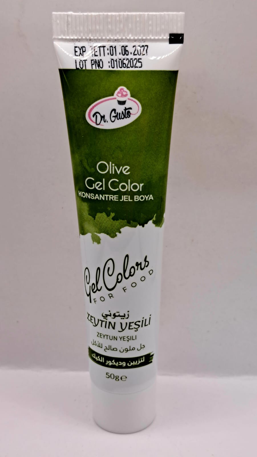 Colorant gel alimentar, 50 gr, Verde Masliniu