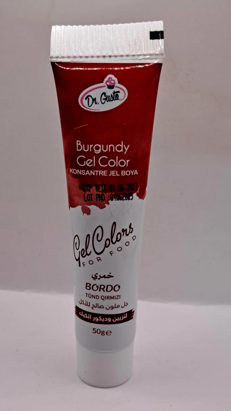 Colorant gel alimentar, 50 gr, Burgundy, Rosu visiniu