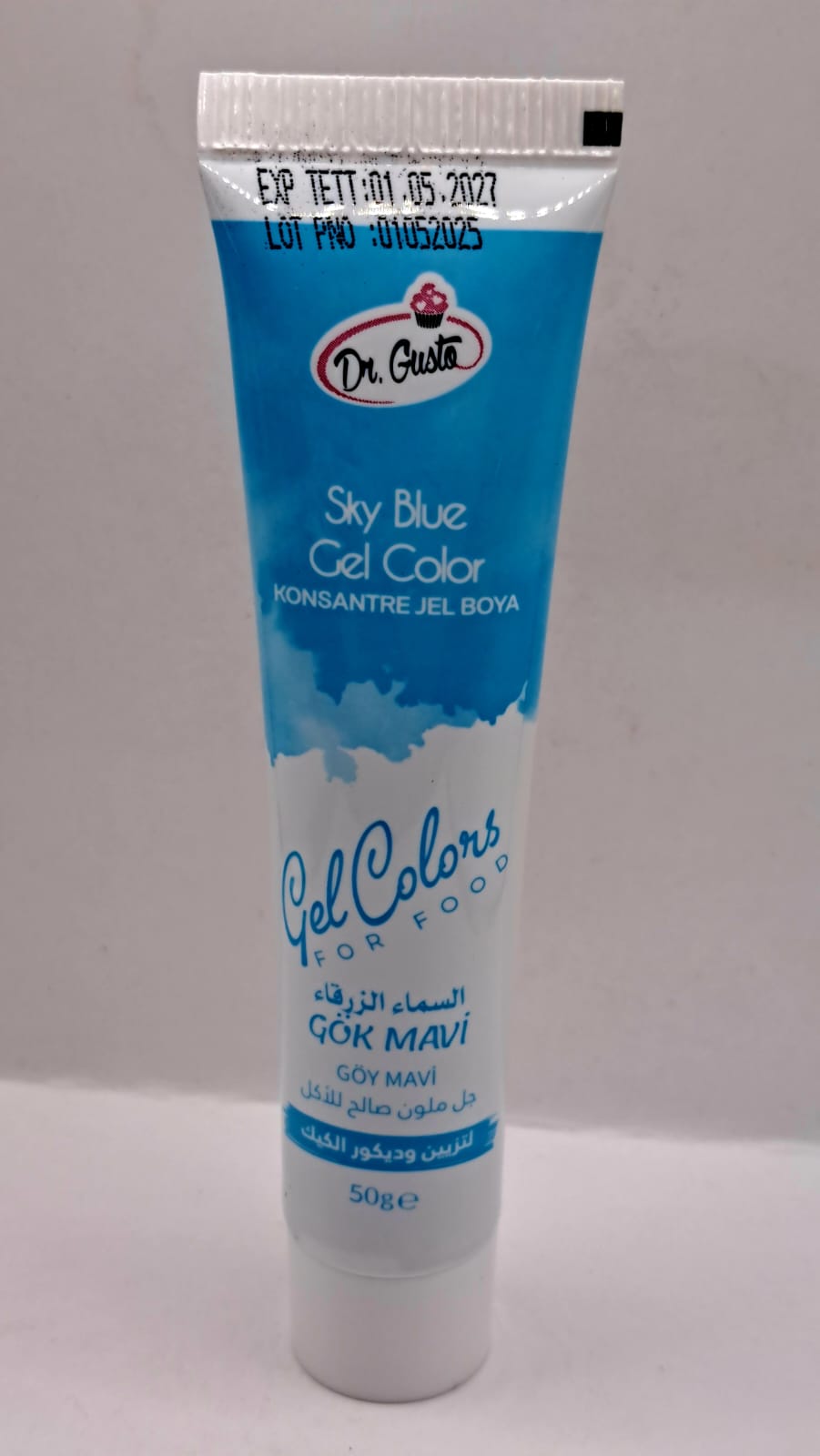 Colorant gel alimentar, 50 gr, Albastru Sky,Albastru cer