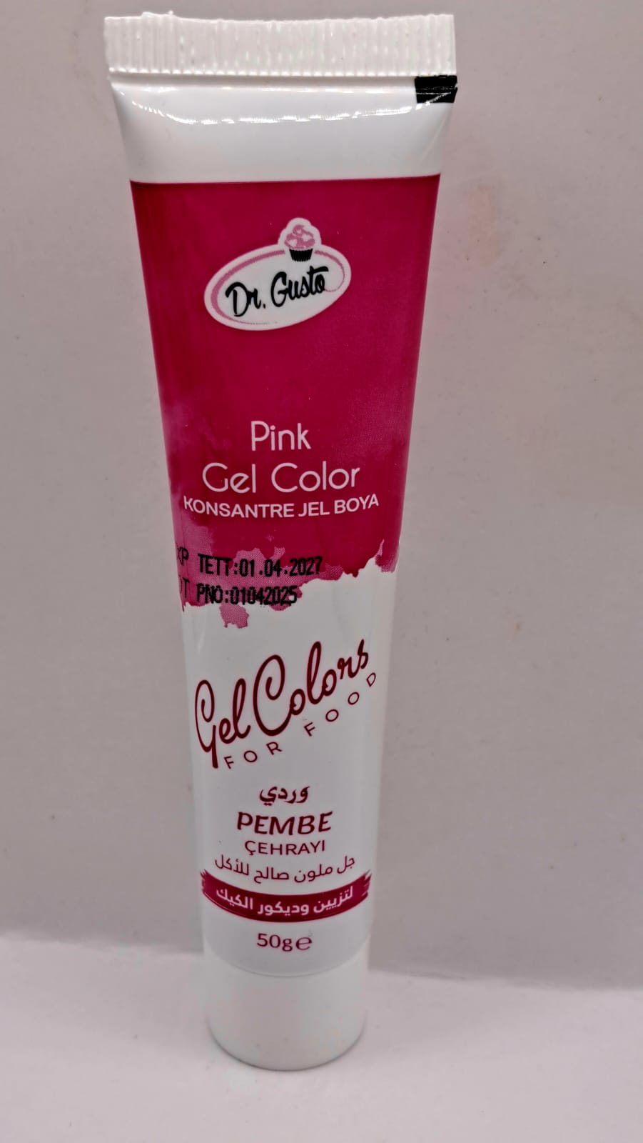 Colorant gel alimentar, 50 gr, Roz