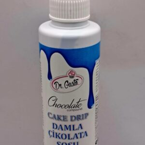 Cake drip, ciocolata temperata, 120 gr, Albastru