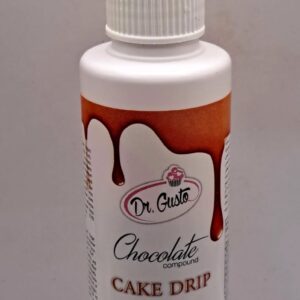 Cake drip, ciocolata temperata, 120 gr, Portocaliu