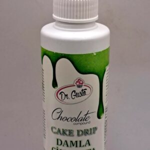 Cake drip, ciocolata temperata, 120 gr, Verde