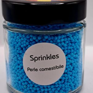 Perle comestibile, albastru 2 mm, 100 gr