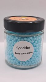 Perle comestibile, albastru baby, 3 mm, 90 gr
