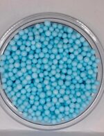 Perle comestibile, albastru baby, 3 mm, 50 gr