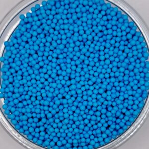 Perle comestibile, albastru, 2 mm, 50 gr