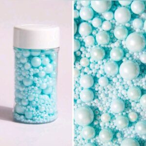 Perle comestibile, Albastru mix, 90 gr