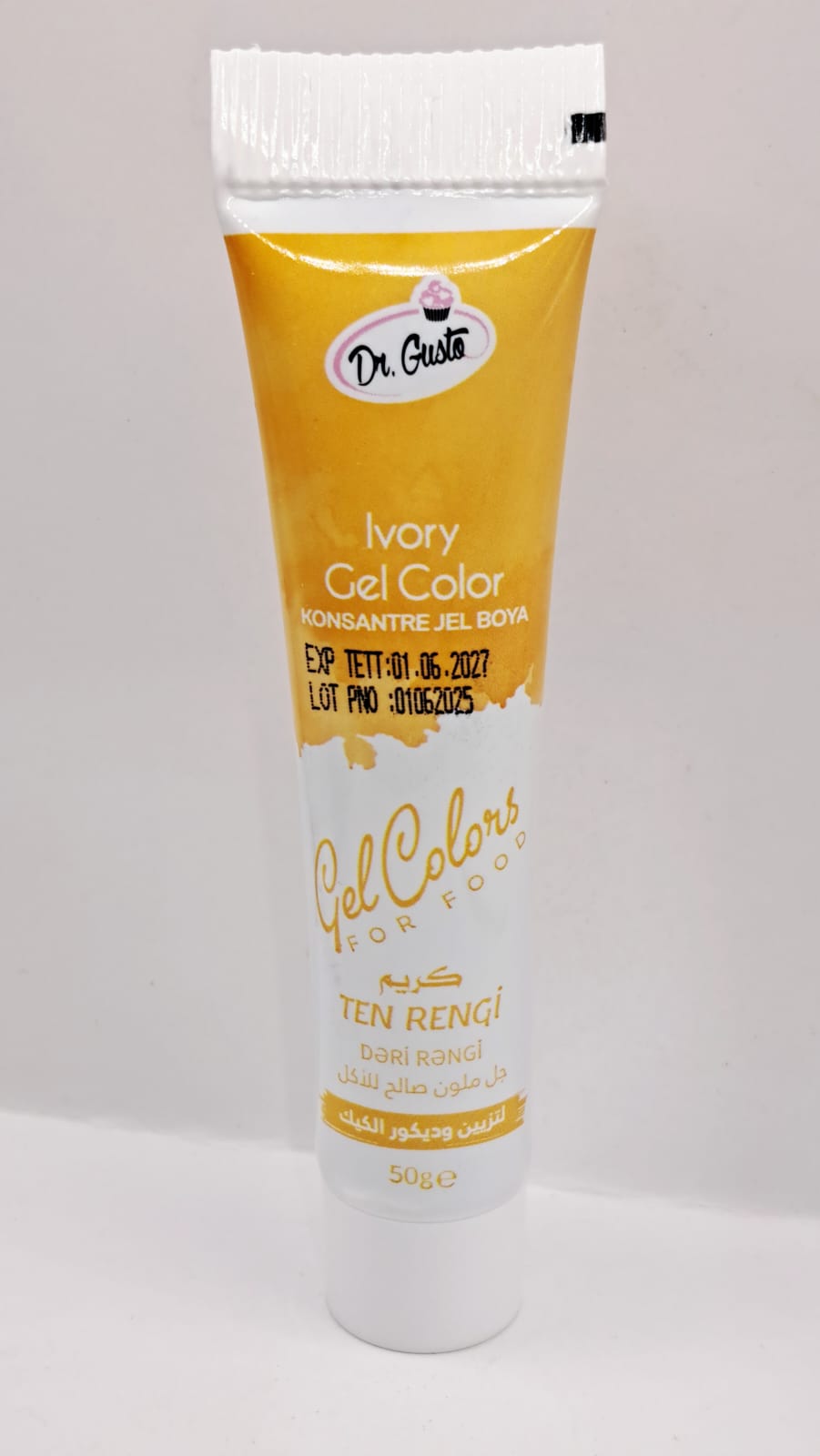 Colorant gel alimentar, 50 gr, ivory , nude