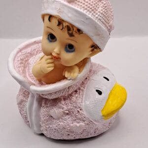 Bebe, ratusca roz, botez, noncomestibil plastic